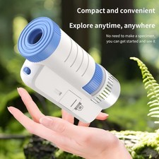 Biological Microscope 50X-300X Handheld Power...