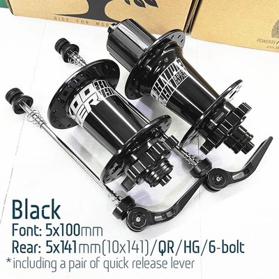 XM490 PRO MTB Rear Hub Boost 32H QR Disc Brake 10x141/ Front Hub 5x100,HG,8-11S