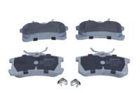 Quaro QP0966 Bremsbelagsatz, Scheibenbremse Hinterachse FÜR Toyota