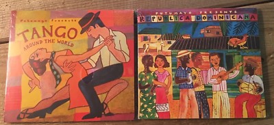 Lot of 2 Putumayo World Music CDs Tango and Republica Dominicana