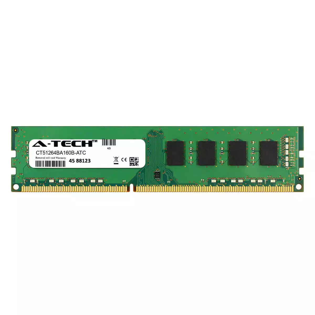 4GB DDR3 PC3 12800 1600MHz DIMM Crucial CT51264BA160B Equivalent