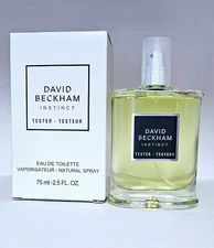 David Beckham instinct By Coty 2.5 oz Edt Spray Men New In Tester Box (No Cap)