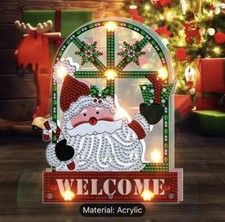Diamond Painting Holiday Light- Santa