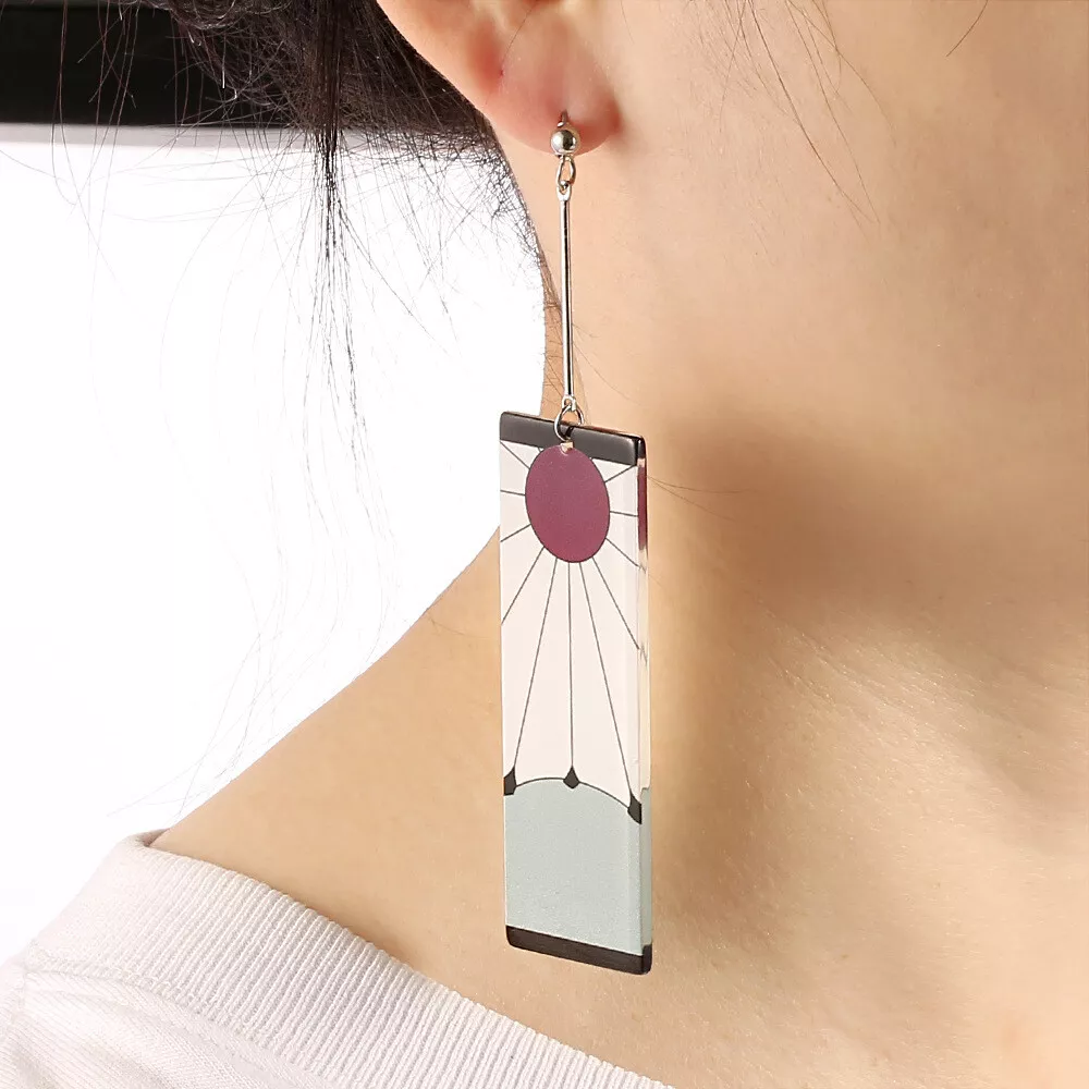 Demon Slayer Tanjiro Earrings - Artful Values