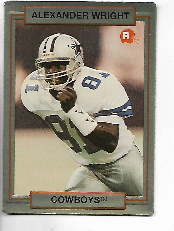 1990 Action Packed Rookies & Update Alexander Wright Rookie Card