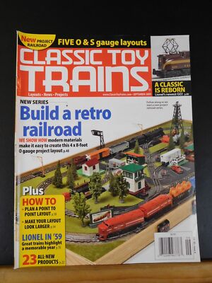 Classic Toy Trains 2009 September O S gauge layous Lionel in