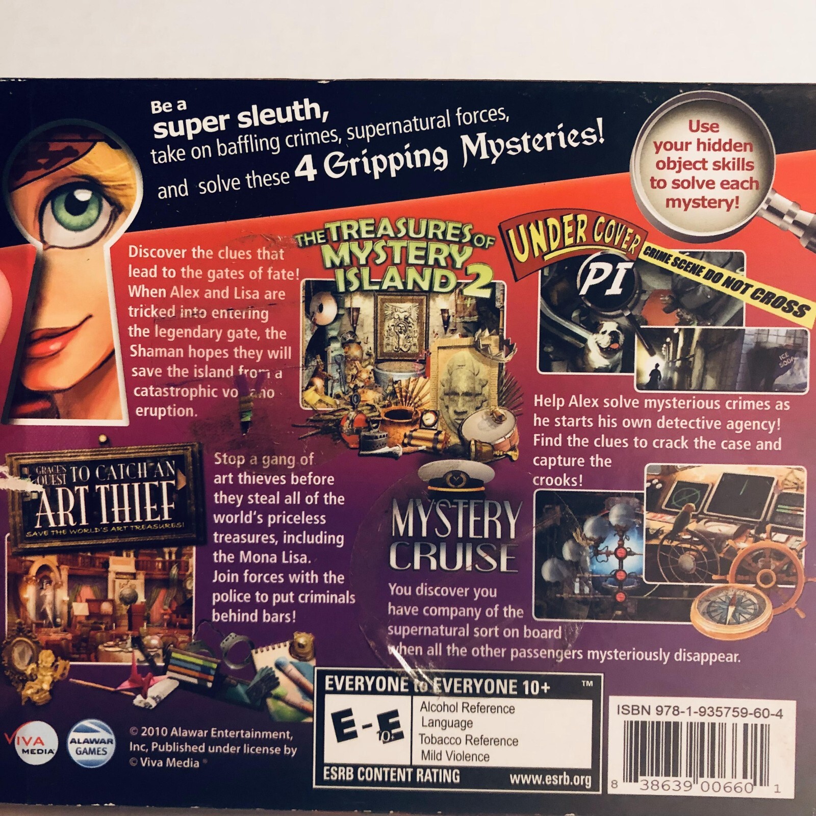 Mystery 4 Pack Volume 2 PC DVDROM Viva Media Alawar Games 2010