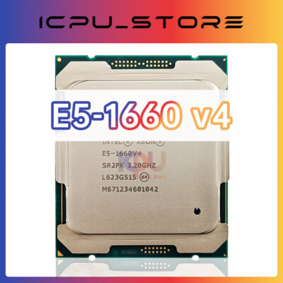 Intel Xeon E5-1660v4 SR2PK 3.2GHz 8C / 16T 20MB 140W LGA2011-3 CPU E5 1660 v4