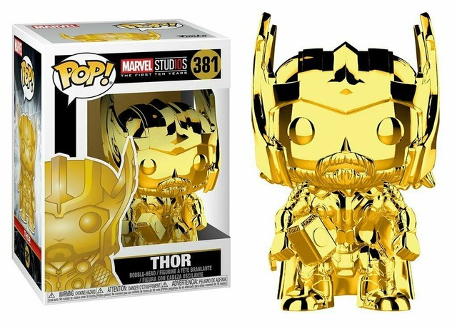 Thor Gold Chrome Pop Vinyl Funko Figure 