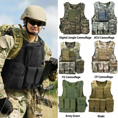 Tactical Vest Training Vest Adjustable Breathable Vest for Outdoor