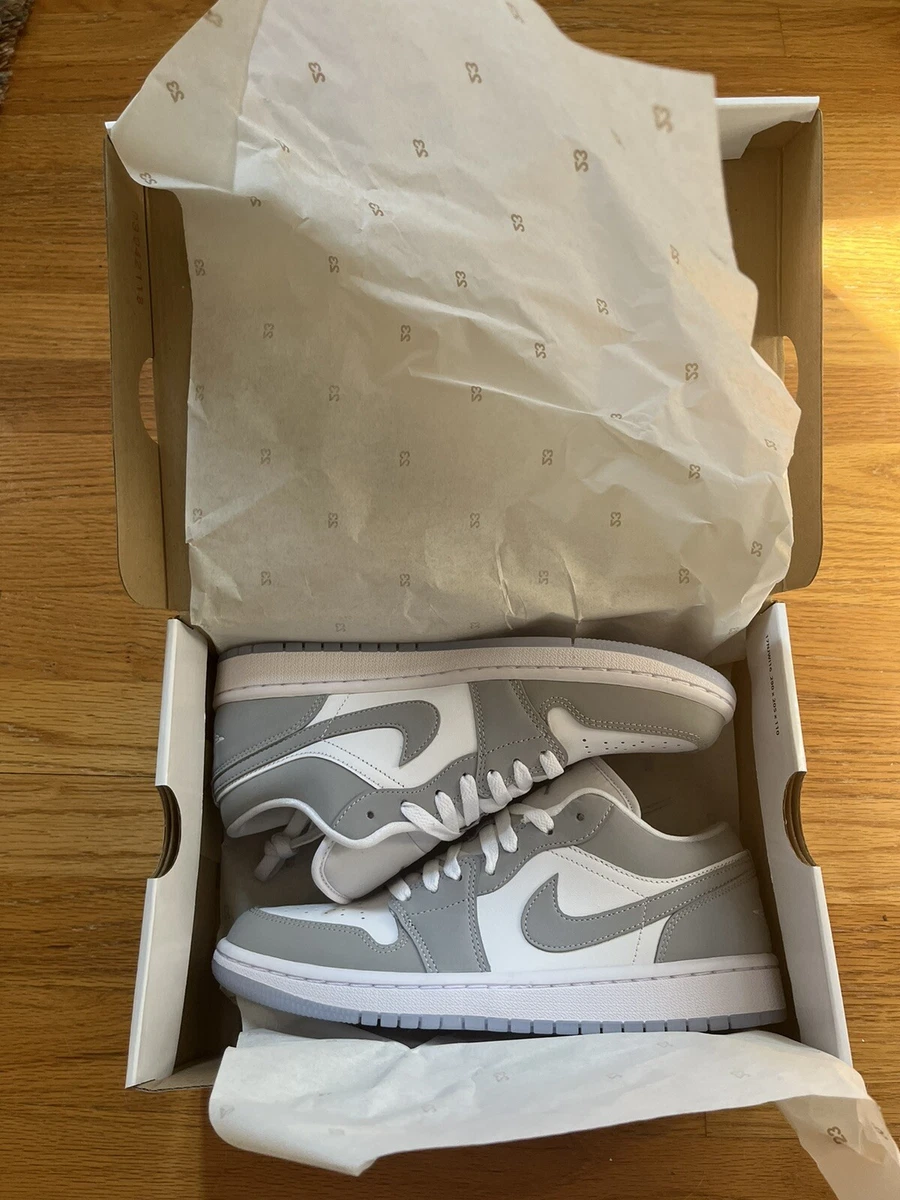 Air Jordan 1 Low White Wolf Grey