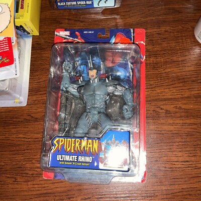 Spiderman Ultimate RHINO Figure Smash N Crash Action ToyBiz 2004 Marvel Legends
