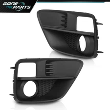 Bumper Fog Light Bezel Cover Left+Right Fit For 2015-2017 Subaru WRX / WRX STI