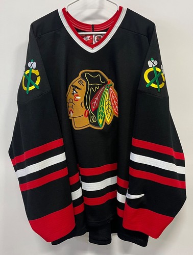Sweat Vintage Lee Sport – Chicago Blackhawks – Rouge – Taille M – Occasion