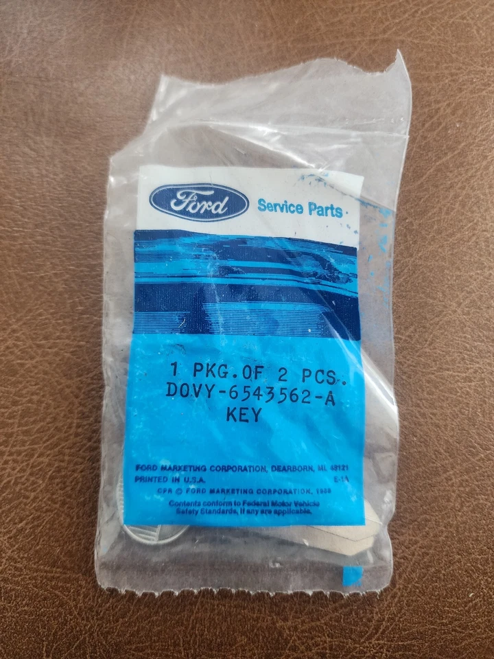 Nuevo de Lote Original Lincoln Llave Par en Blanco 1966-1984 1766LN, S1766LN, Mark III, IV Foto 2 de 4