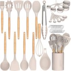 34tlg Kochutensilien Set Küchenhelfer Silikon Küche Kochen Edelstahl Kücheng DE