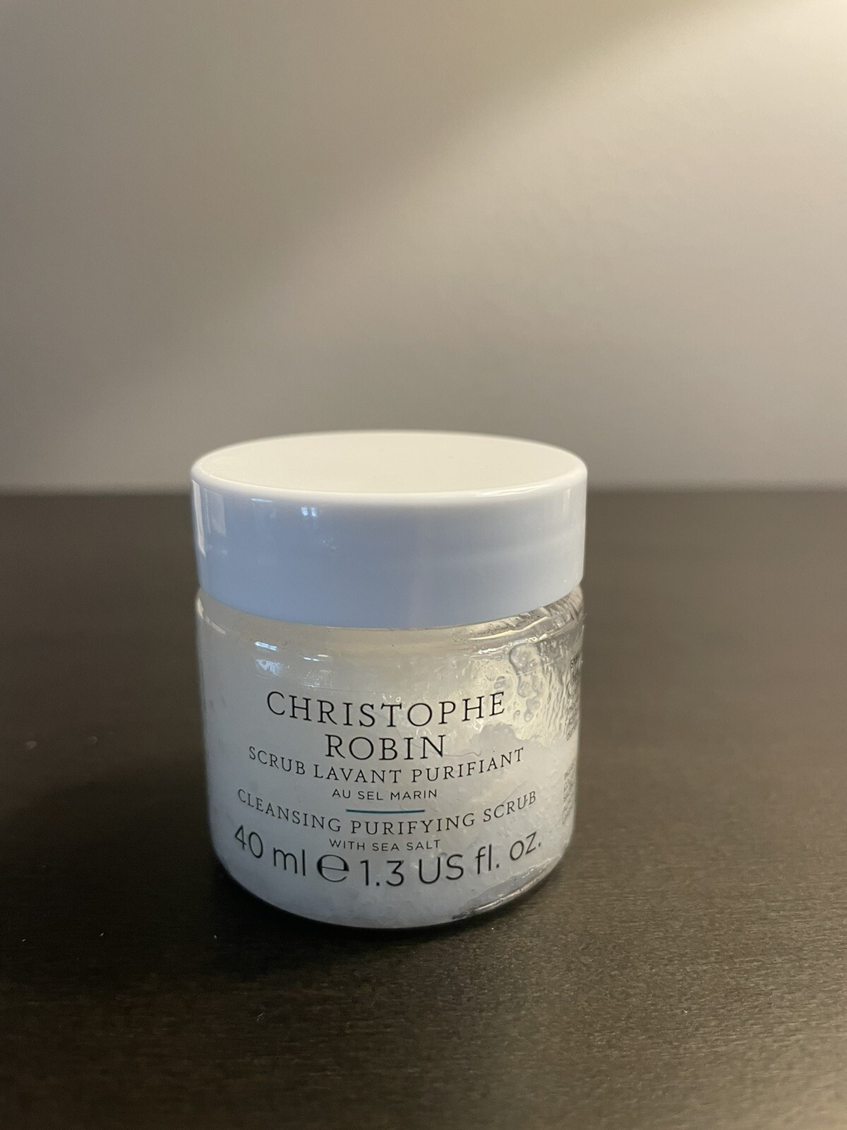 Christophe Robin Cleansing Purifying Scrub 40 ml 1.3 fl oz Travel Size NEW