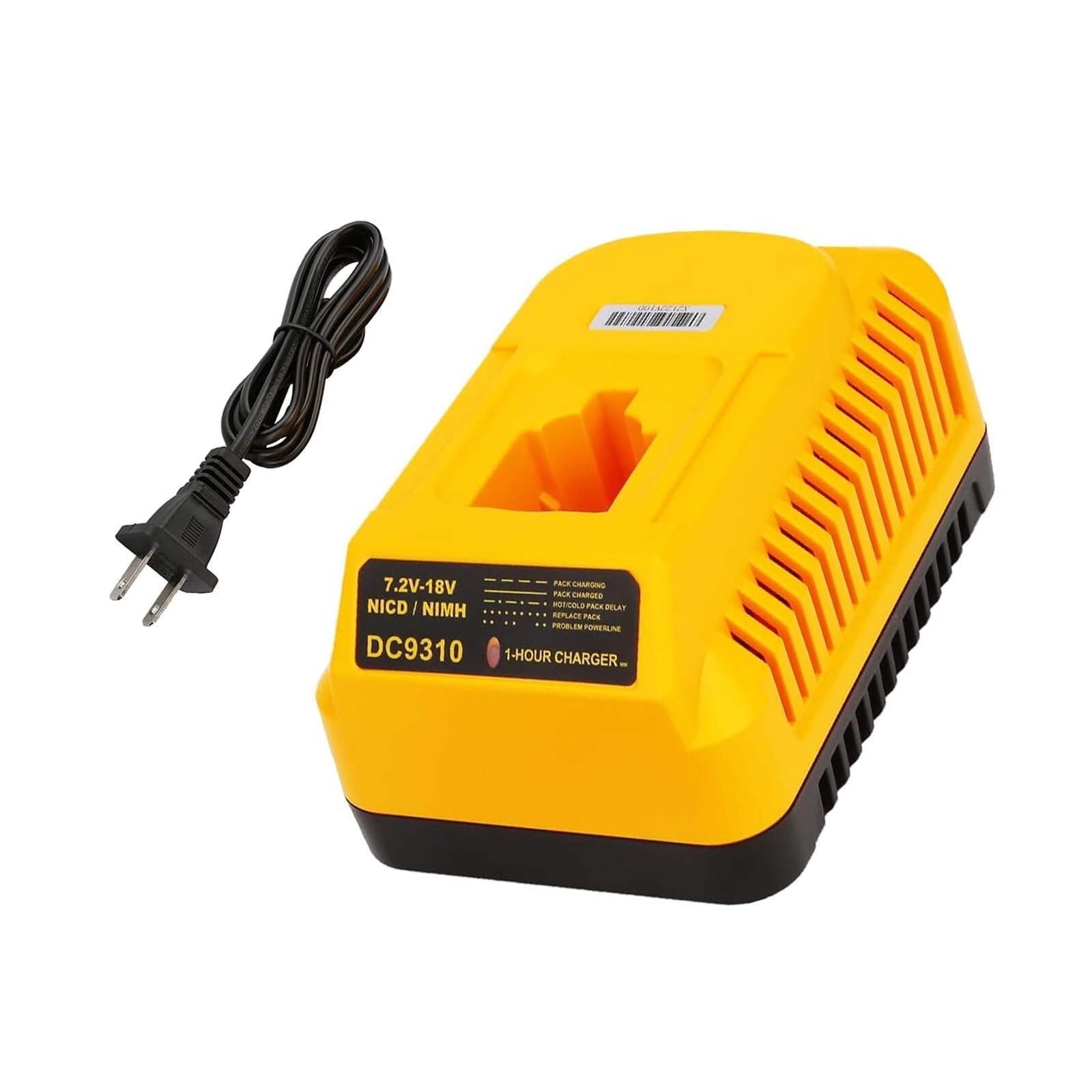 Universal Charger for 7.2V-18V NiCd NiMH Batteries – Compatible with DeWalt Tools