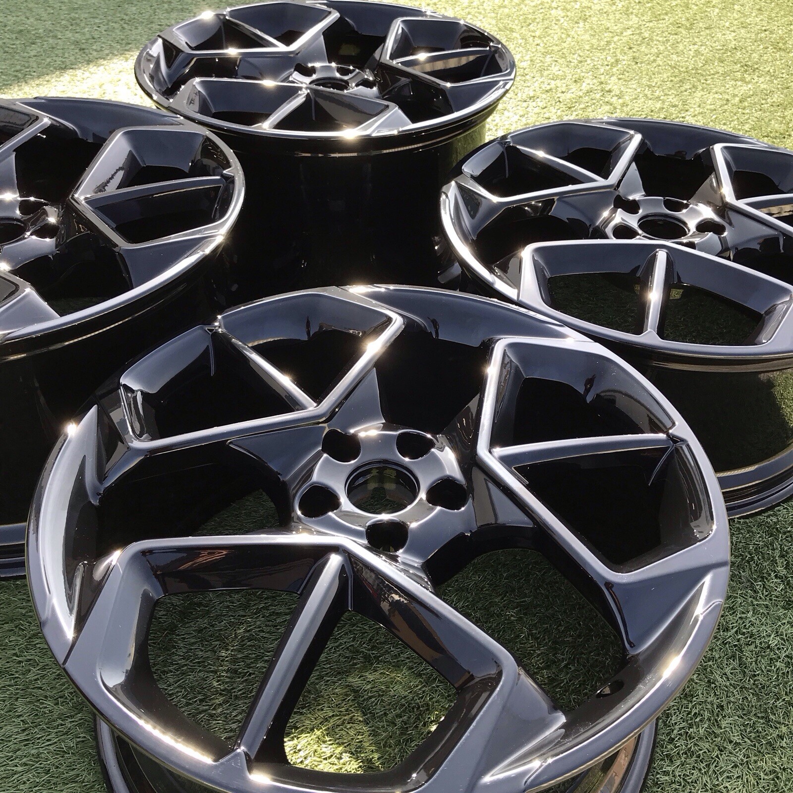 20" MASERATI MC20 BIRDCAGE RIMS OEM SET 4 BLACK STOCK SET 4 GENUINE