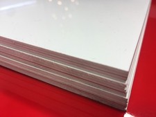 White Plastic PVC Cladding Sheets/Panels-Kitchen Splashbacks 8ft x 4ft x 1.5mm