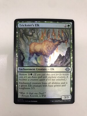Magic Elk Trickster's Elk Foil MTG Magic the Gathering Card NM Mint Modern ...