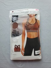 Member's Mark Women's 2-Pack Seamless Racerback Small Support Sports Bras