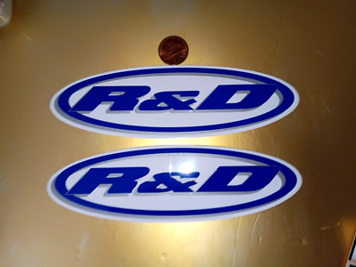Lot De 2 Autocollants RS Performance Anciens Pour Auto