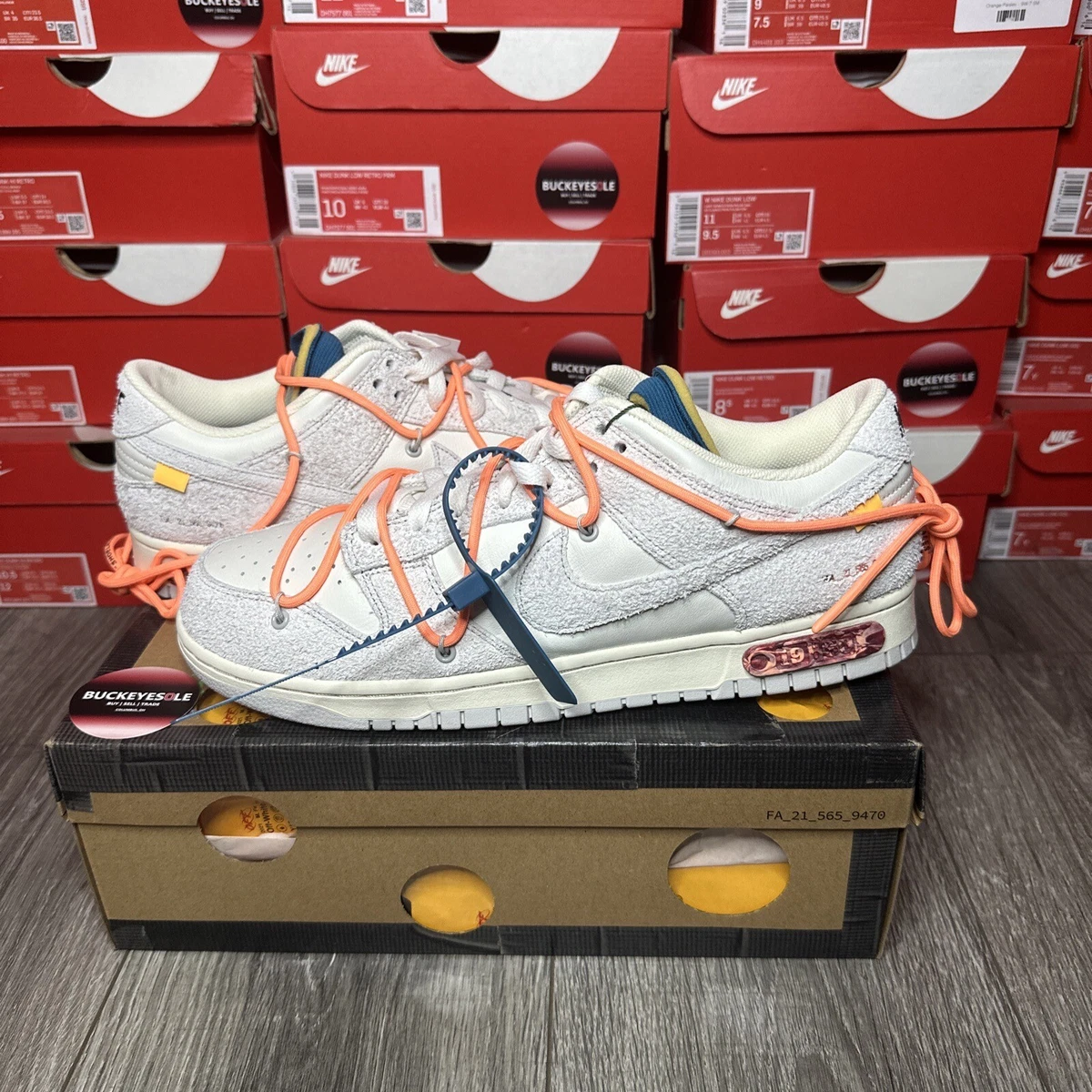 Nike Off-White x Dunk Low Lot 19 of 50 for Sale | Authenticity