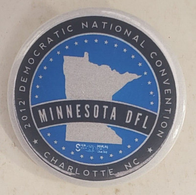 2012 MINNESOTA DFL Democratic National Convention Pinback Button