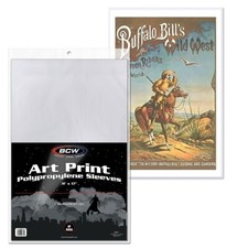 NEW 5 CT BCW Art Print 11 x 17 Sleeve
