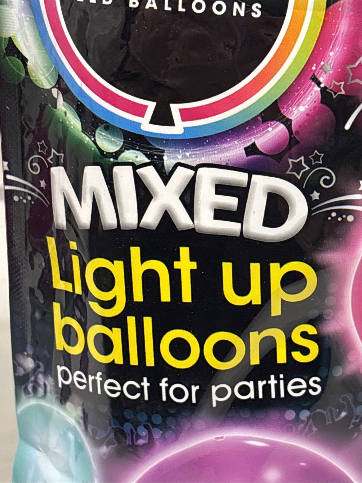 15 X Illooms LED Light Up Party Balloons 9 Inches MIXED COLORS (B49