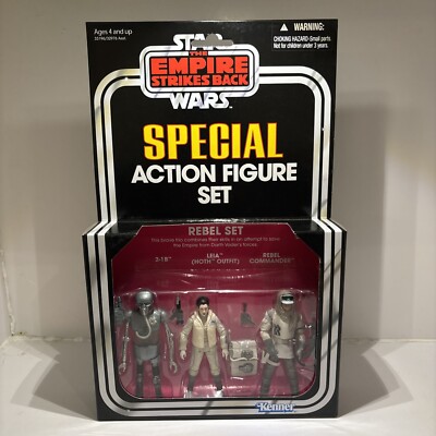2010 HASBRO STAR WARS EMPIRE STRIKES BACK SPECIAL REBEL ACTION FIGURE SET MIP 