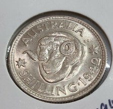 Australian 1942 SHILLING CH UNC
