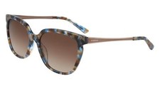 NEW Bebe BB 7205 200 Topaz  Blue Sunglasses with Brown Lenses  Bebe Case