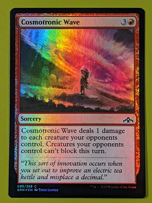 FOIL Cosmotronic Wave x1 Guilds of Ravnica 1x Magic the Gathering