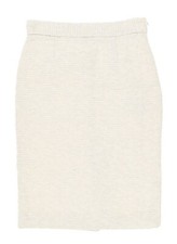 Valentino Womens Roma Tweed Knee Length Casual Pencil Skirt Beige Size 4