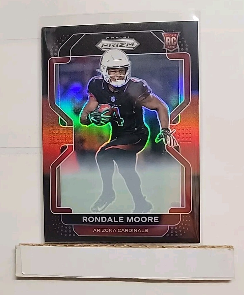 2021 Chronicles Prizm Black Rondale Moore RC #PB-22 Red Rookie #'d 20/99 B1