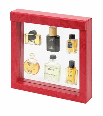 LINDNER-4868-NIMBUS-150-Rot-Schweberahmen-3D-150x150mm-Für-Parfum-Flacons - Bild 1 von 4