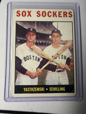 1964 Topps #182 Sox Shockers Yastrzemski Schilling