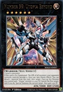 Yugioh Number 39: Utopia Beyond 1st Edition Rare MAGO-EN057 NM