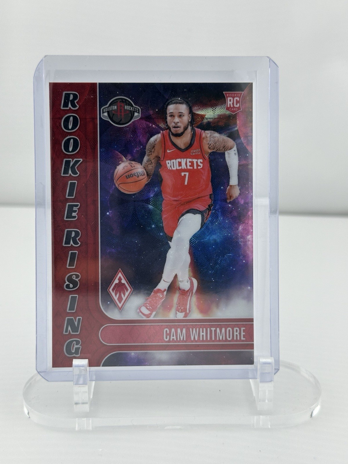 2023-24 Panini Phoenix - Rookie Rising Cam Whitmore International Red /75 (RC)