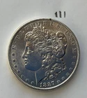 1887-P Morgan Silver Dollar AU-BU