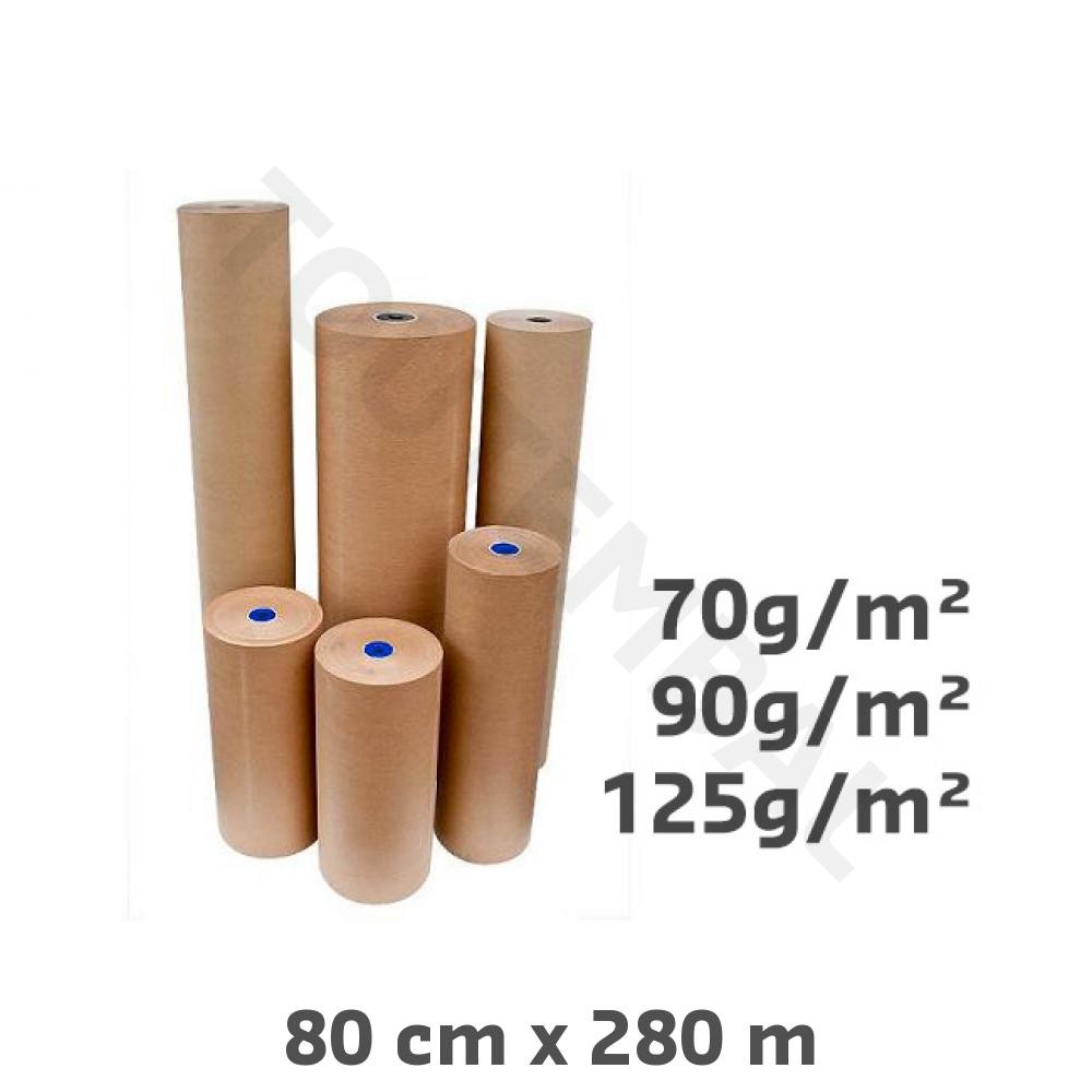 Papier kraft anti-déchirure pour emballer les pièces lourdes 80cm x 280m 90g