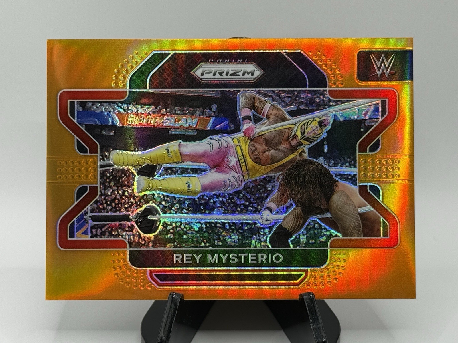 2022 Prizm WWE Rey Mysterio Orange Prizm /99