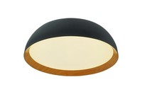Domoletti Sian LED Deckenleuchte Plafon 40Cm Schwarz 4000K 30W IP20 Modern