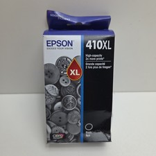 NEW GENUINE - EPSON 410XL BLACK INK CARTRIDGE - T410XL020 Sealed Ugly Box 2028