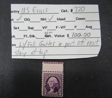 nystamps US Errors, Freak,Oddities Stamp Mint OG NH $100 O23x004