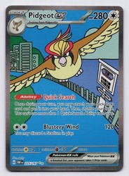Pidgeot ex 225/197 Obsidian Flames Special Illustration Rare Holo