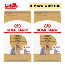 2 Pack, Royal Canin Adult Dry Dog Food - Yorkshire Terrier Breed Health 10 LB