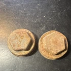 Original  Vintage Gas Can Threaded Caps (2) used